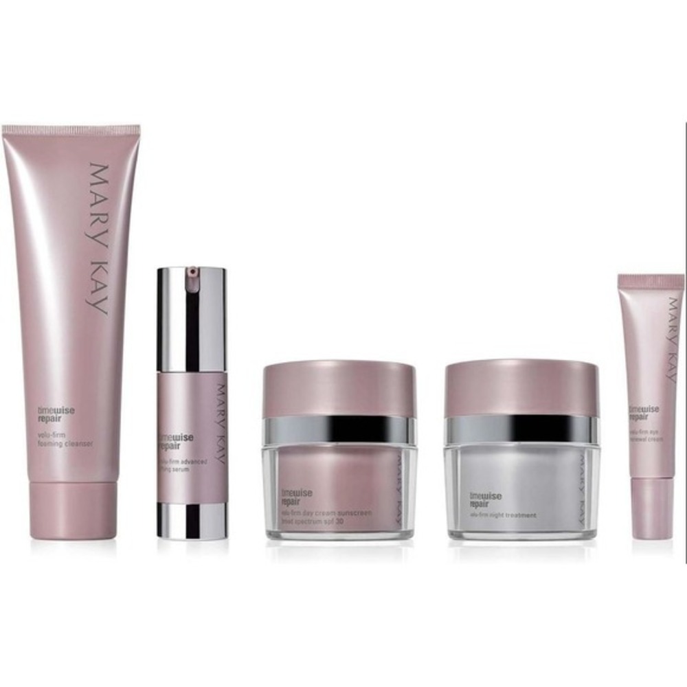 MARY‎ KAY TimeWise Repair Volu-Firm Skincare 5 Piece Set Anti Aging SPF 30 NEW